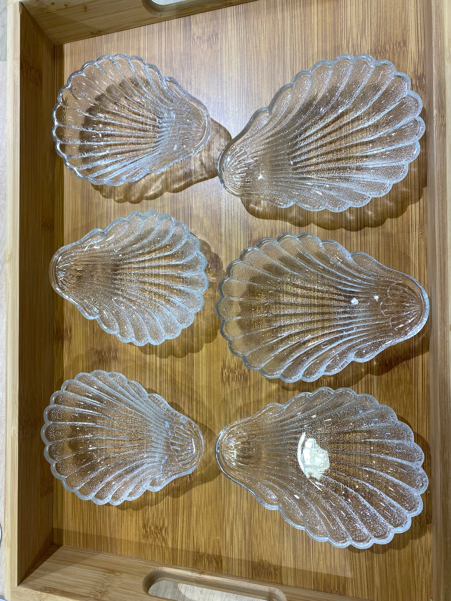 Lot de 6 coupelles coquillage vintage