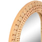 MIROIR en ROTIN BOULES 'NATUREL'