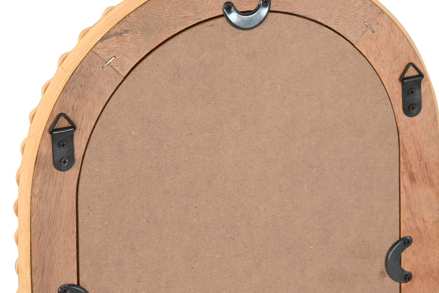 MIROIR en ROTIN BOULES 'NATUREL'