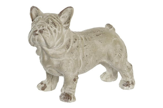 Figurine Chien Résine 19x39x28,5 cm Gris