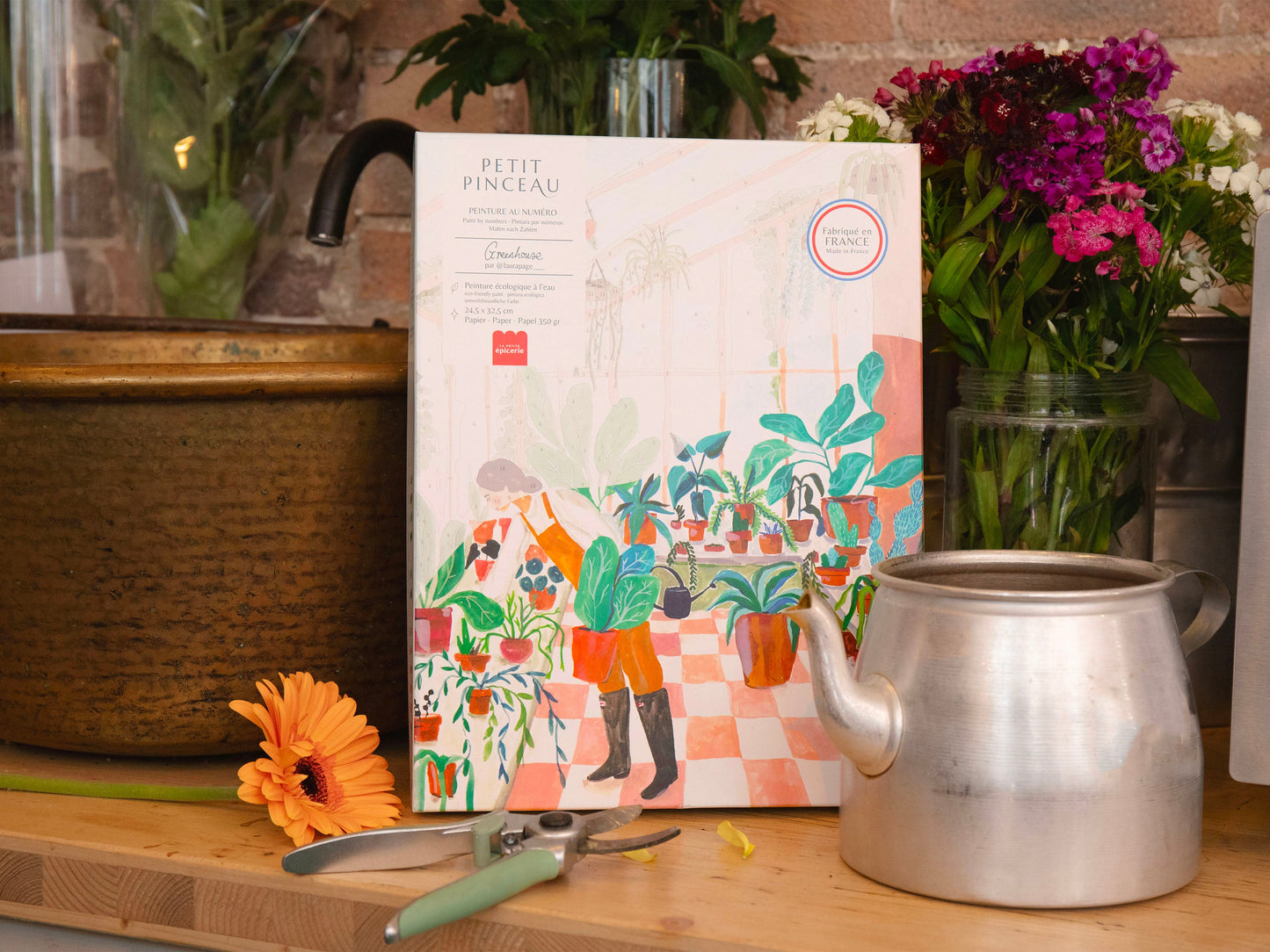 Coffret Peinture au Numéro Greenhouse La Petite Epicerie