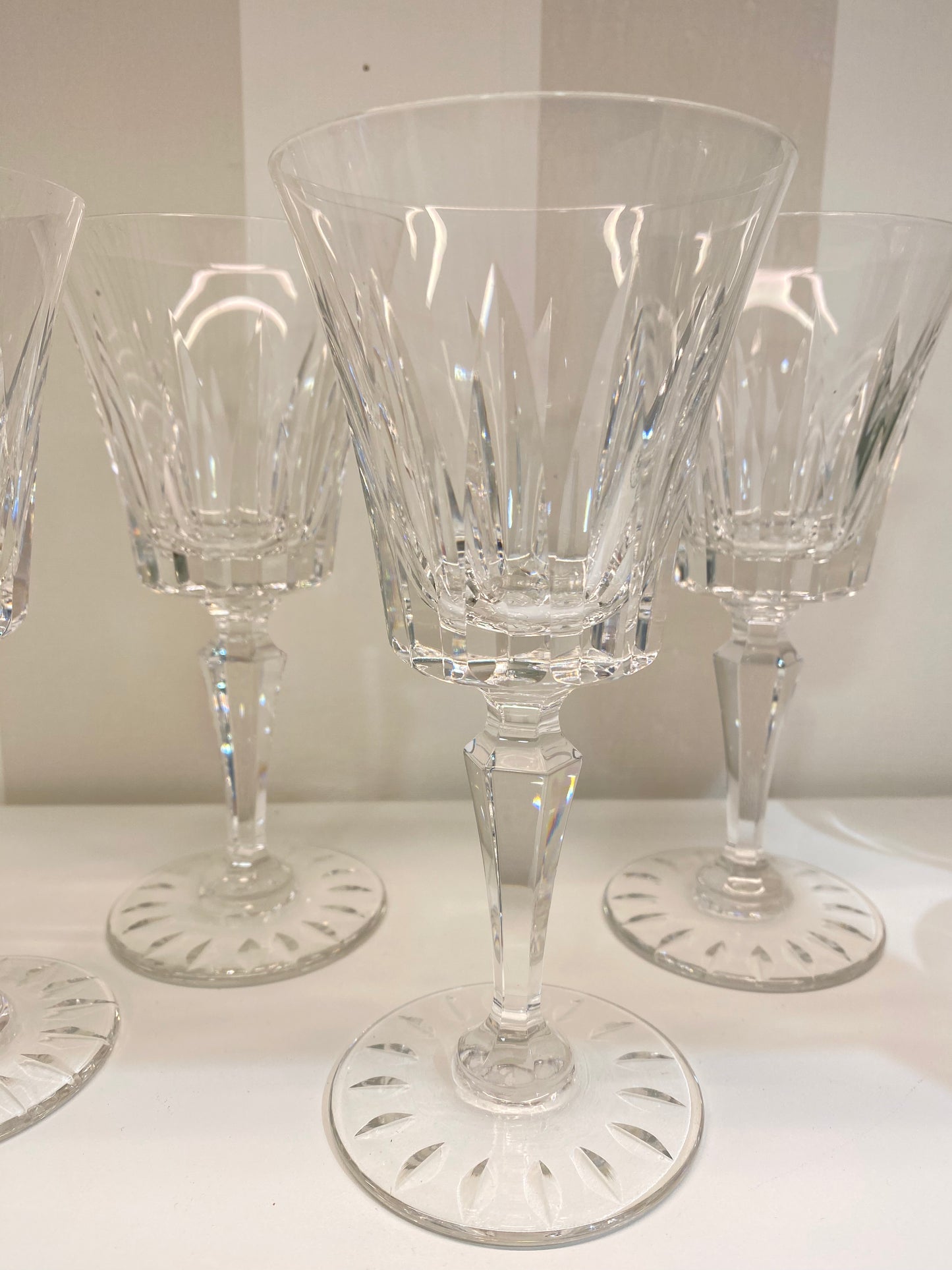 Lot de 4 verres à eau Modèle Marigny cristal de Sèvres