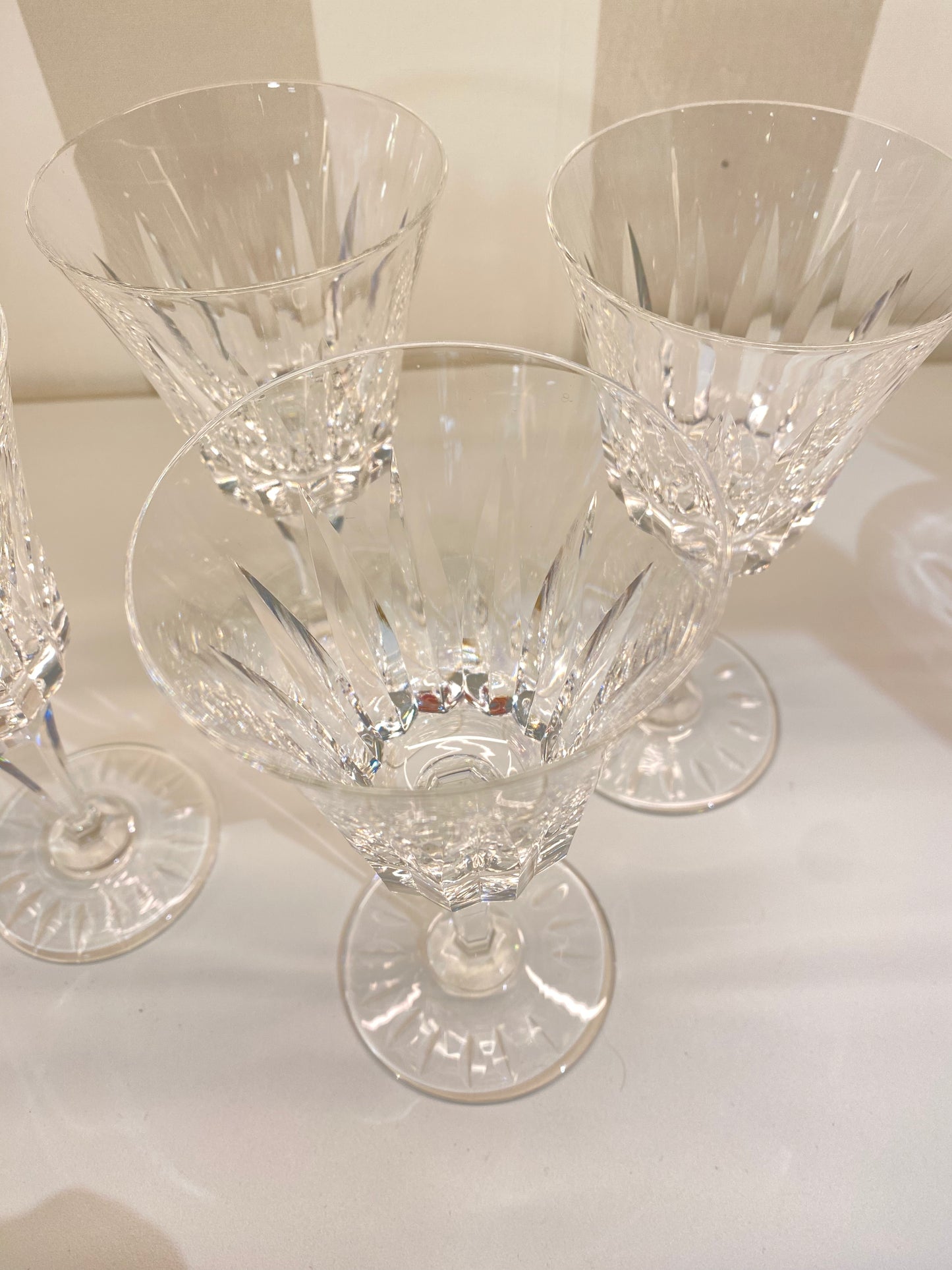 Lot de 4 verres à eau Modèle Marigny cristal de Sèvres