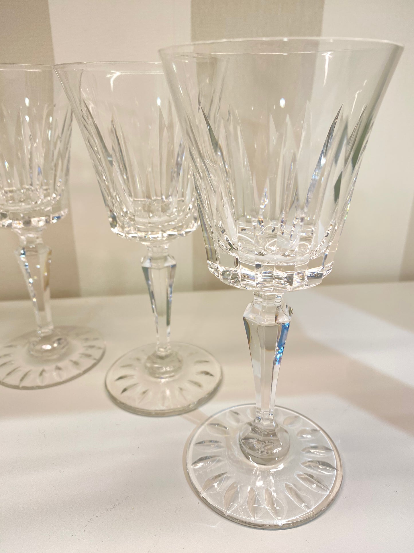 Lot de 4 verres à vin Modèle Marigny cristal de Sèvres
