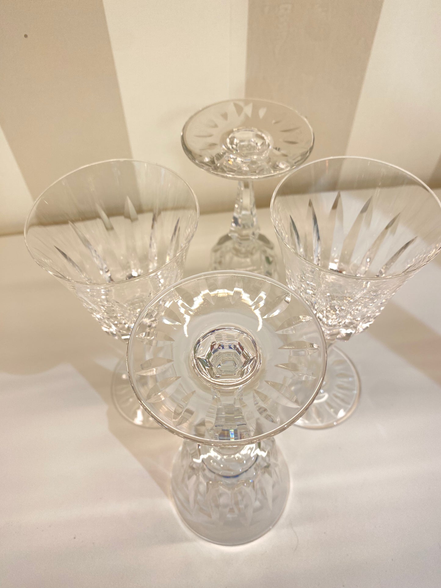 Lot de 4 verres à vin Modèle Marigny cristal de Sèvres
