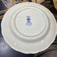 Assiette plate bleue "luneville" tradition