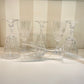Lot 6 verres à Eau cristal modèle Pompadour