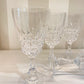 Lot 6 verres à vin cristal modèle Pompadour