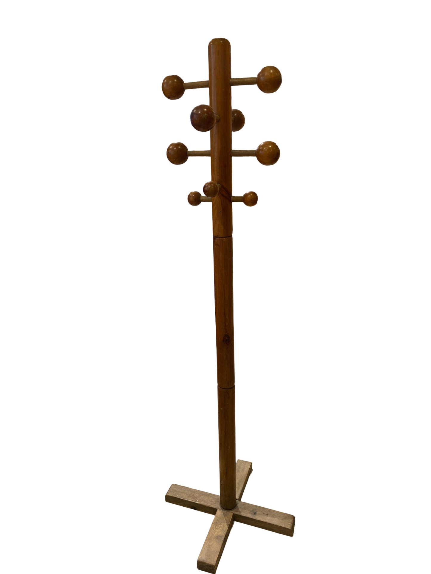 Porte manteau bois 1970 design scandinave