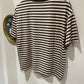 T-shirt Femme Oversize Rayé - Taille M/L