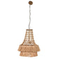 Suspension luminaire en jute