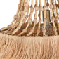 Suspension luminaire en jute