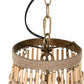 Suspension luminaire en jute