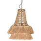 Suspension luminaire en jute