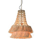 Suspension luminaire en jute
