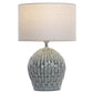 Lampe De Table Dolomite Lin 28x28x42 cm Turquoise