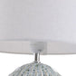 Lampe De Table Dolomite Lin 28x28x42 cm Turquoise
