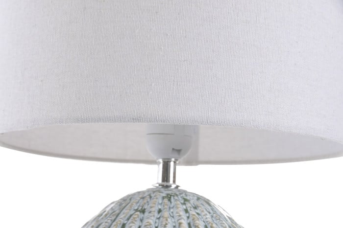 Lampe De Table Dolomite Lin 28x28x42 cm Turquoise