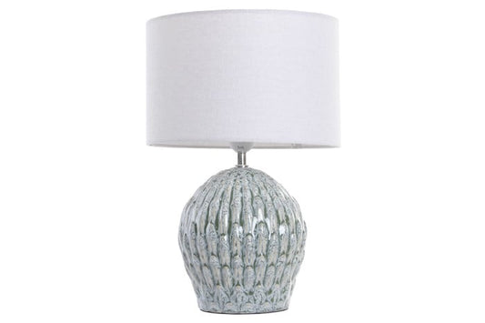 Lampe De Table Dolomite Lin 28x28x42 cm Turquoise