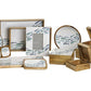 Cadre Photo Bois de Manguier et Verre 20,5x2x25,5 cm Poissons