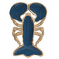 Centre De Table Manguier 25x18x2,5 cm Bleu