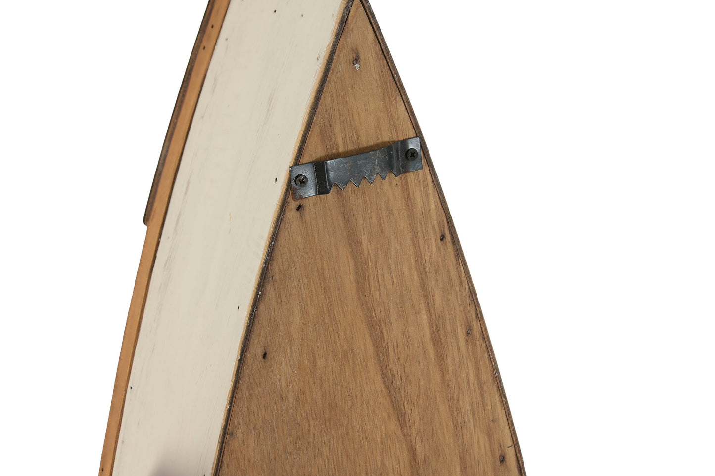 Etagère murale en bois recyclé forme bateau