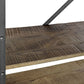 Étagère Bois Recyclé Métal 164x47x226 cm Escalier Naturel