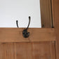 Meuble D'Entrée Pin Recyclé Miroir 124x40x200 cm Naturel