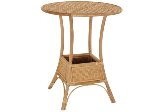 TABLE RONDE EN ROTIN