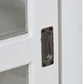 Commode Manguier Verre 165x45,7x105,4 cm Gris