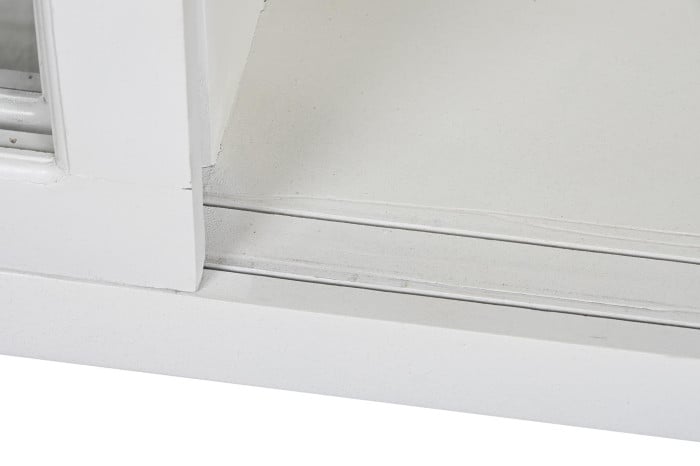 Commode Manguier Verre 165x45,7x105,4 cm Gris