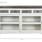 Commode Manguier Verre 165x45,7x105,4 cm Gris