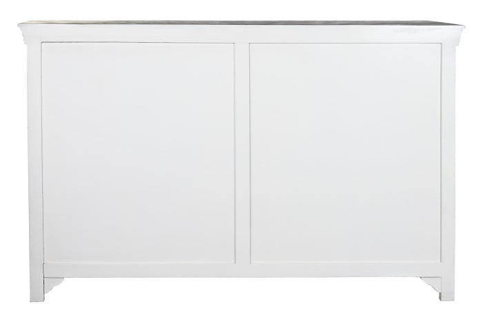 Commode Manguier Verre 165x45,7x105,4 cm Gris