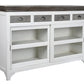 Commode Manguier Verre 165x45,7x105,4 cm Gris