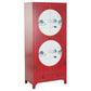 Armoire Sapin MDF 85,5x50,5x186,2 cm Rouge
