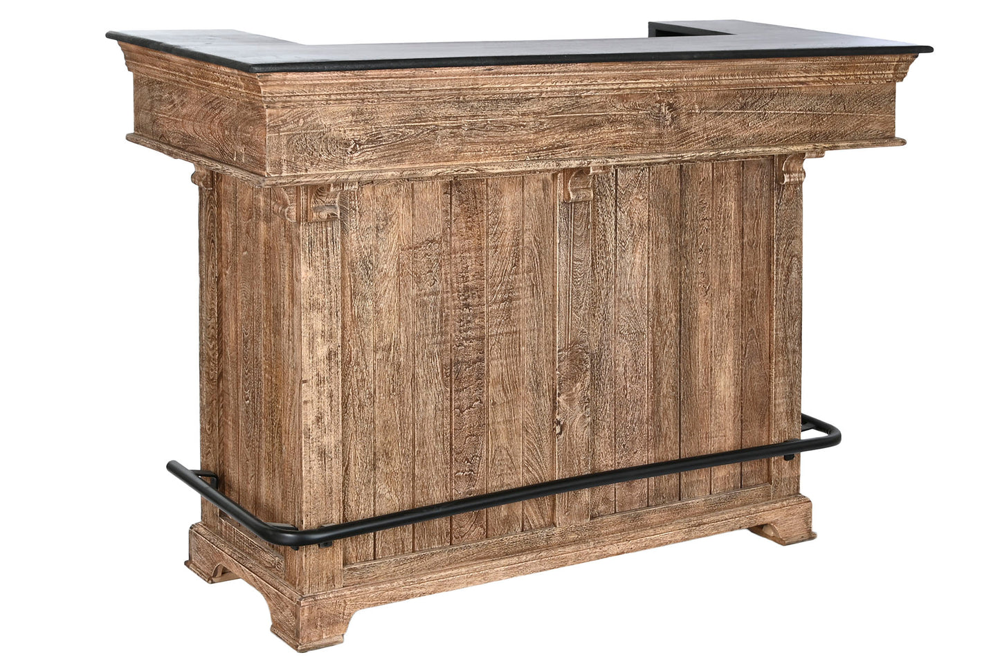 Meuble de bar bois de manguier naturel