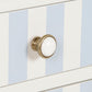 Console rayée blanc / bleu