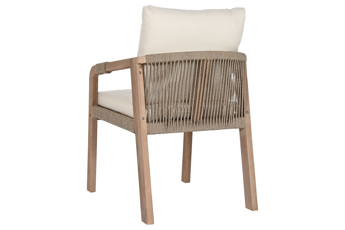 Ensemble Table à Manger en acacia + 6 fauteuils - 170 x 90 x 75 cm