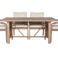Ensemble Table à Manger en acacia + 6 fauteuils - 170 x 90 x 75 cm
