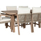 Ensemble Table à Manger en acacia + 6 fauteuils - 170 x 90 x 75 cm