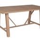 Ensemble Table à Manger en acacia + 6 fauteuils - 170 x 90 x 75 cm