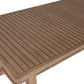 Ensemble Table à Manger 7 Pièces Acacia Polyester 170x90x75 Marron