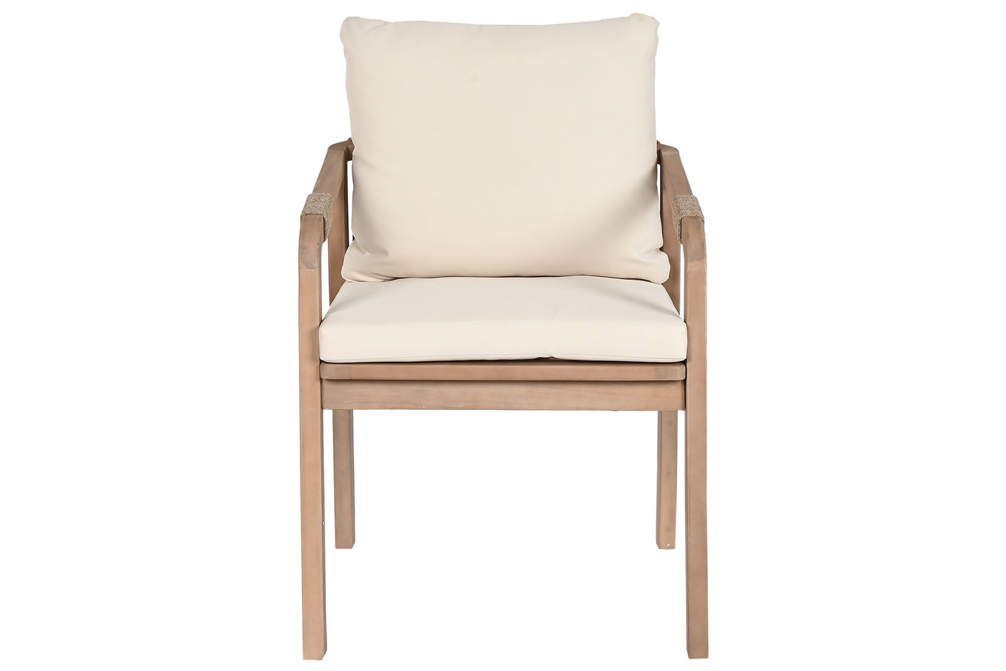Ensemble Table à Manger en acacia + 6 fauteuils - 170 x 90 x 75 cm
