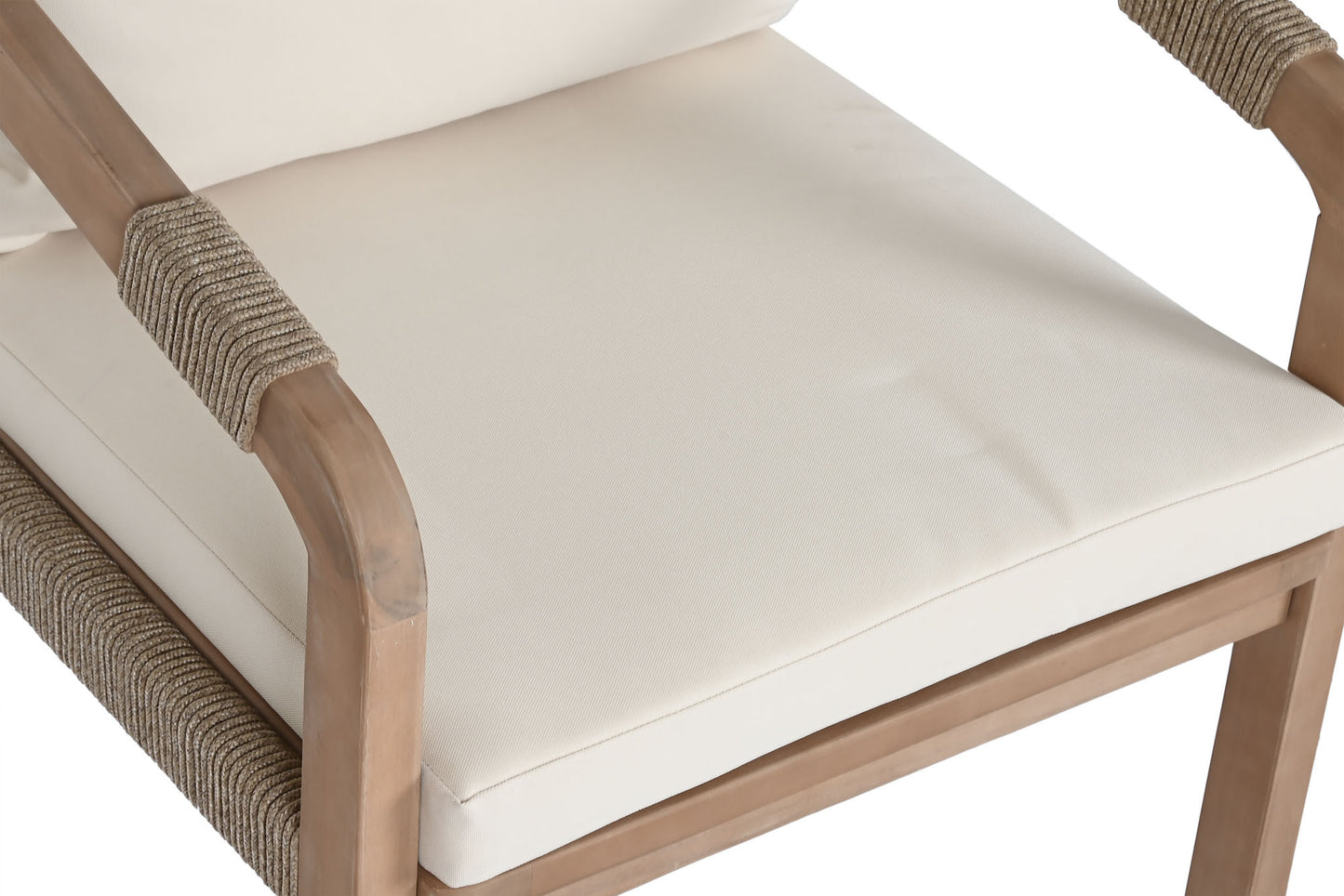 Ensemble Table à Manger en acacia + 6 fauteuils - 170 x 90 x 75 cm