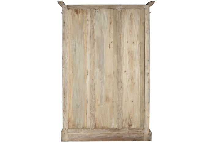 Vitrine Bois Recyclé 130x55x209 cm Naturel