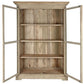 Vitrine Bois Recyclé 130x55x209 cm Naturel