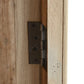 Vitrine Bois Recyclé 130x55x209 cm Naturel