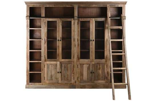 Étagère Manguier Métal 248x38x221 cm Escalier Naturel