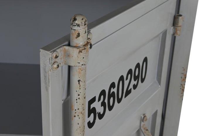 Étagère Métal MDF 87x44x168,5 cm Gris