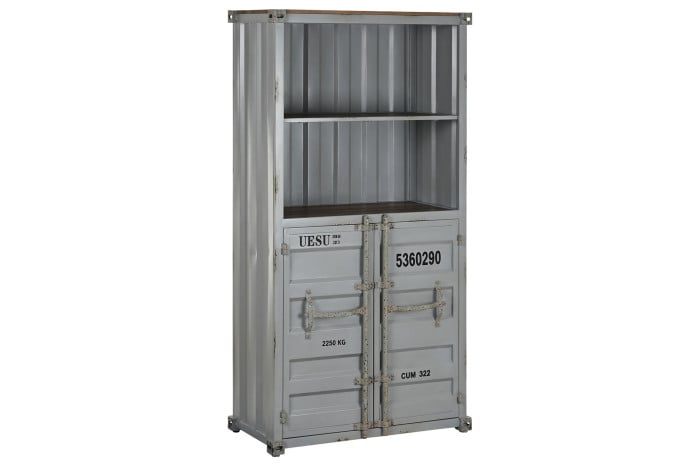 Étagère Métal MDF 87x44x168,5 cm Gris